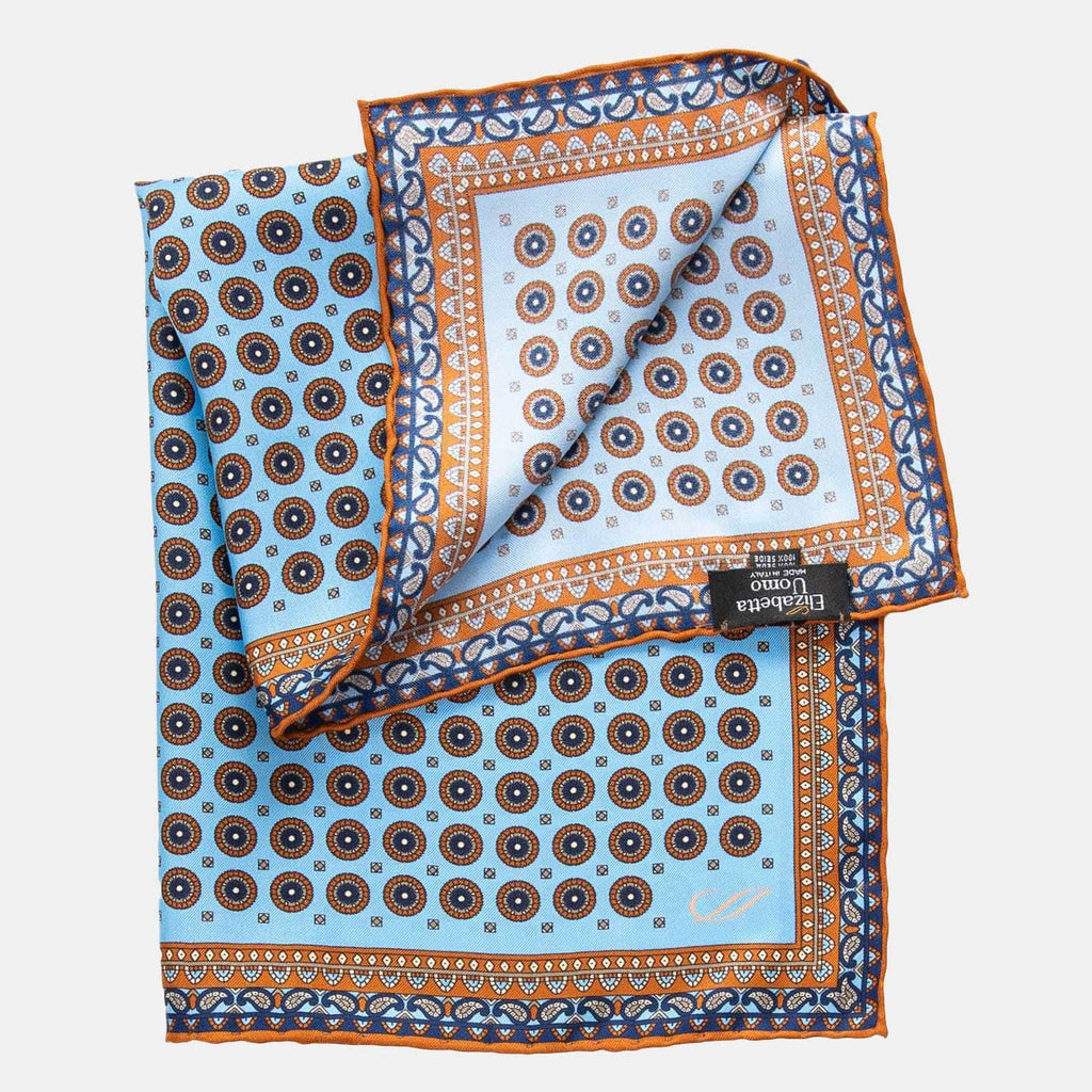 Imola - Silk Pocket Square - Sky Blue - My Men's Shop