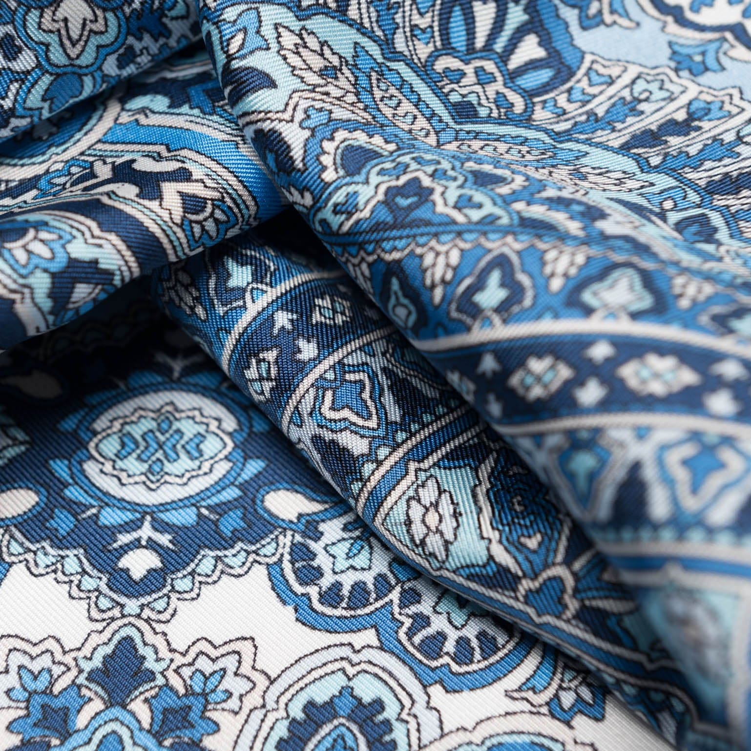 Messina - Silk Neckerchief - Azure