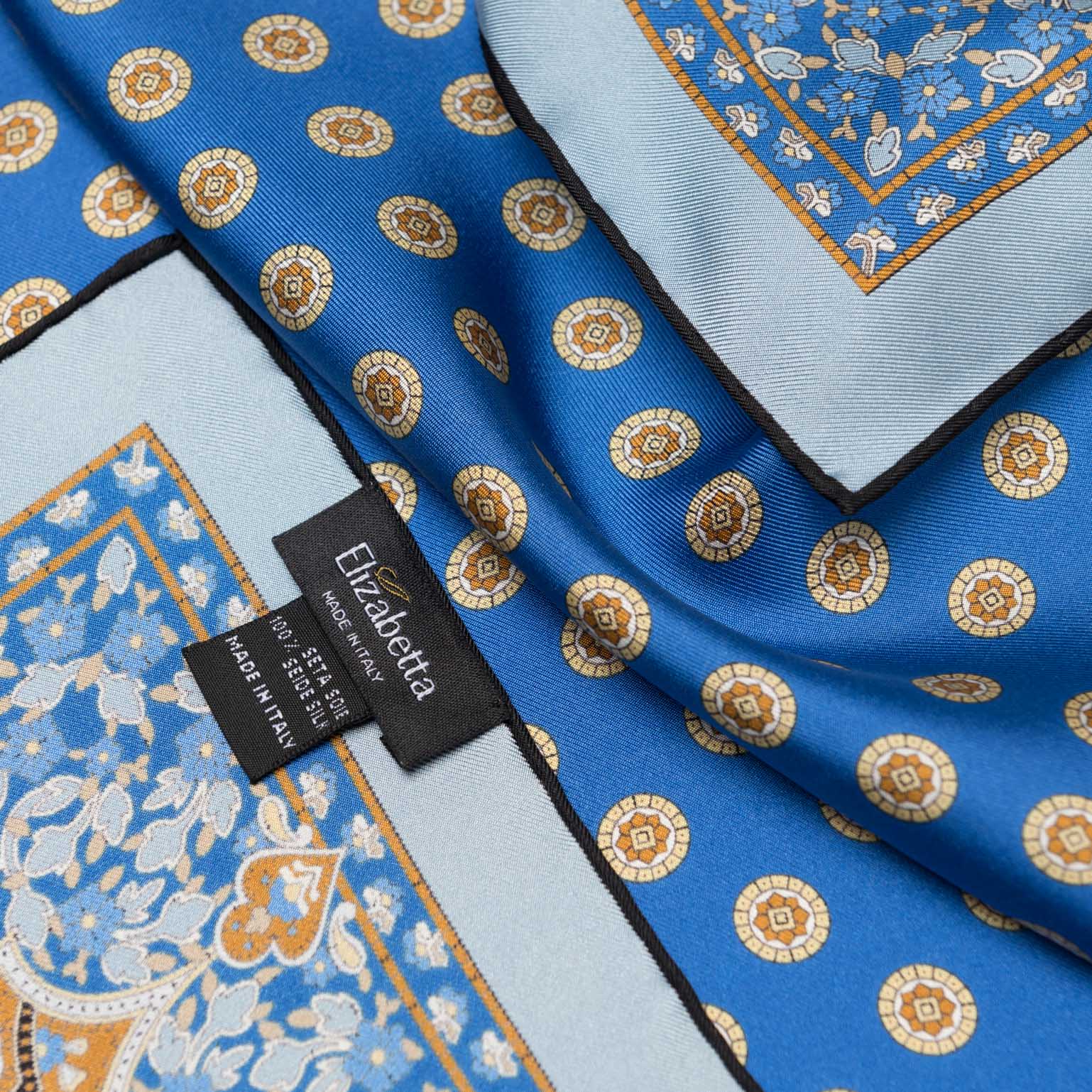 Filippo - Silk Neckerchief - Azure