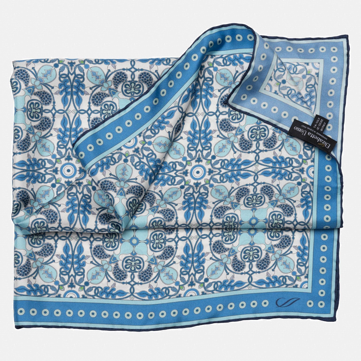 Barbaresco - Silk Neckerchief - Blue