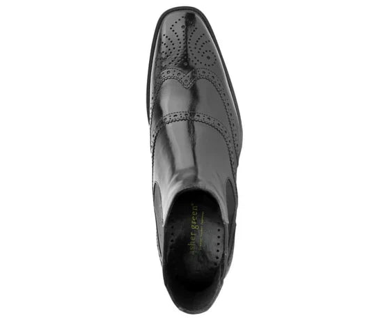 ASHER GREEN - AG2632 LEATHER WING TIP BOOT - My Men's Shop