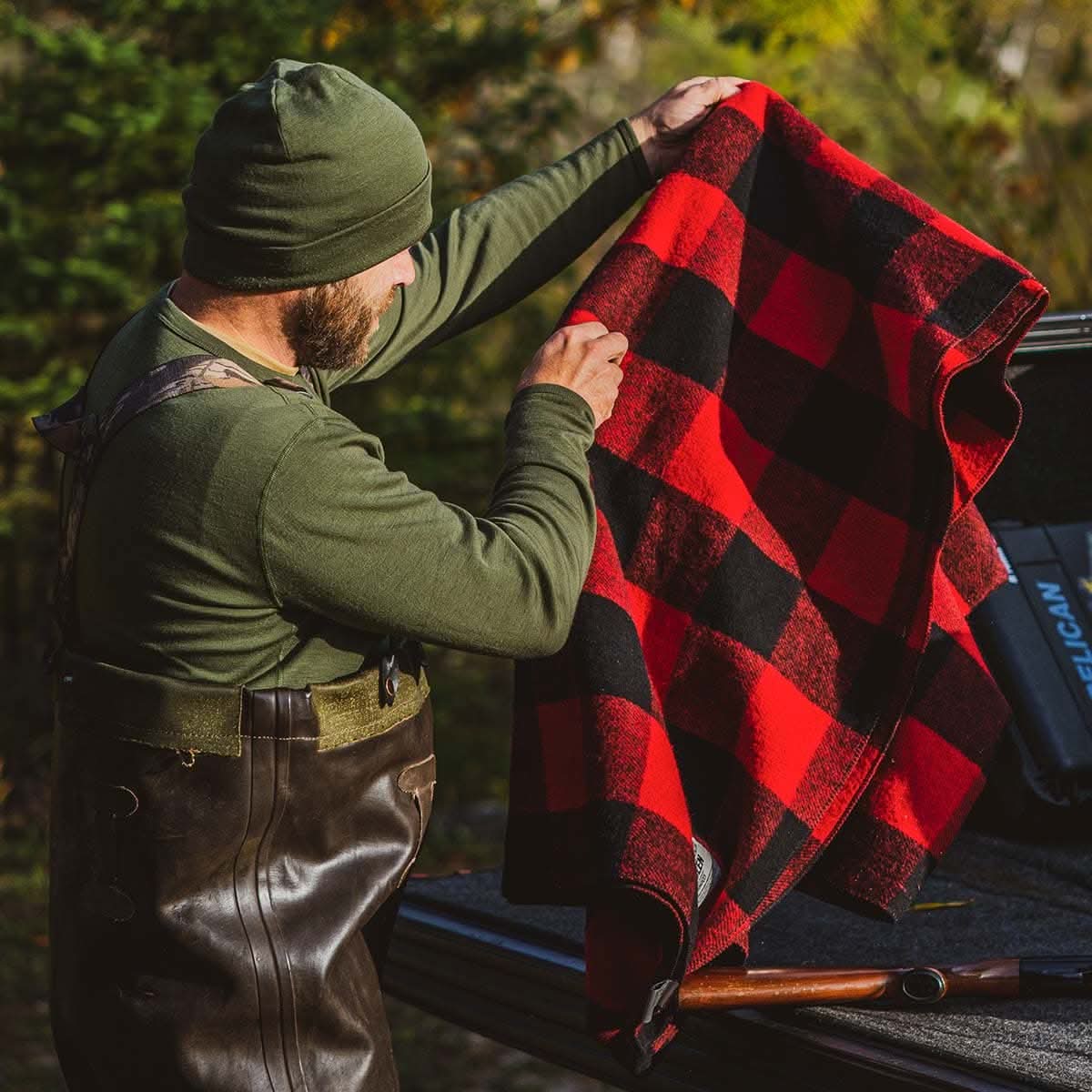 M33 - Camp Throw Blanket White Mountain Woolen - My Men's Shop