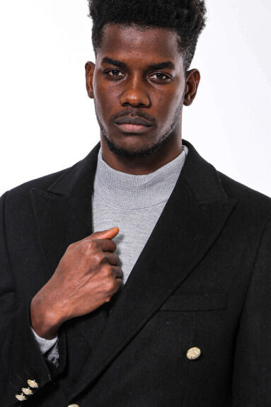 kp-3120-91 Wool Top Coat - My Men's Shop