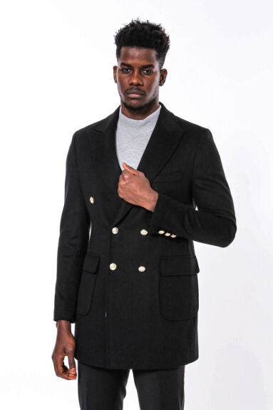 kp-3120-91 Wool Top Coat - My Men's Shop