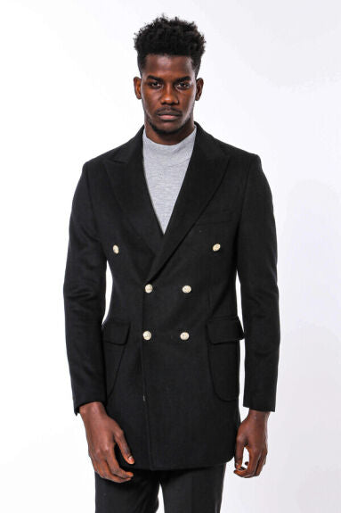 kp-3120-91 Wool Top Coat - My Men's Shop