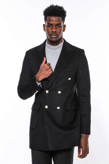kp-3120-91 Wool Top Coat - My Men's Shop
