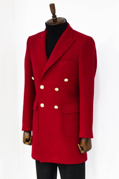 kp-3120-91 Wool Top Coat - My Men's Shop