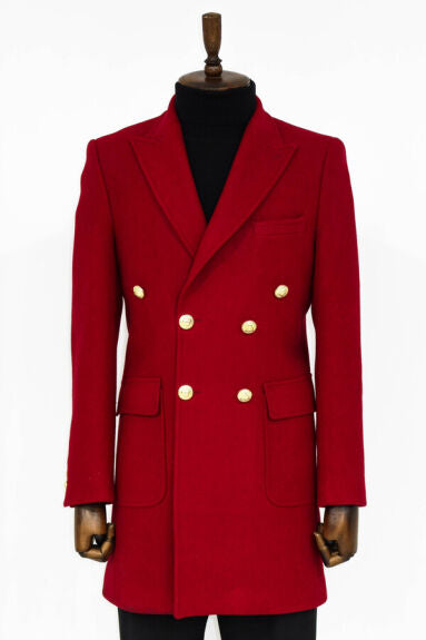kp-3120-91 Wool Top Coat - My Men's Shop