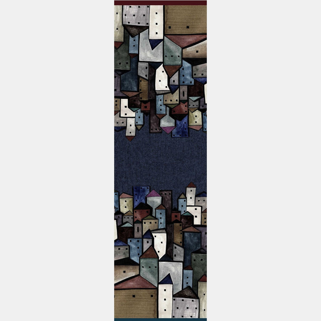 Villaggio - Wool Scarf - Navy - My Men's Shop