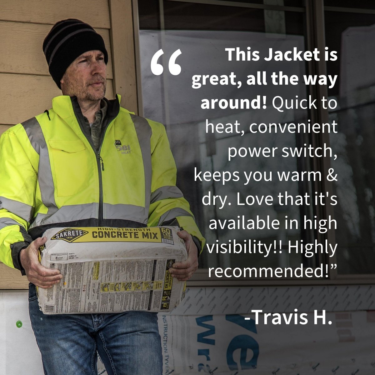Flash Heated Hi Vis Jacket (Final Sale)