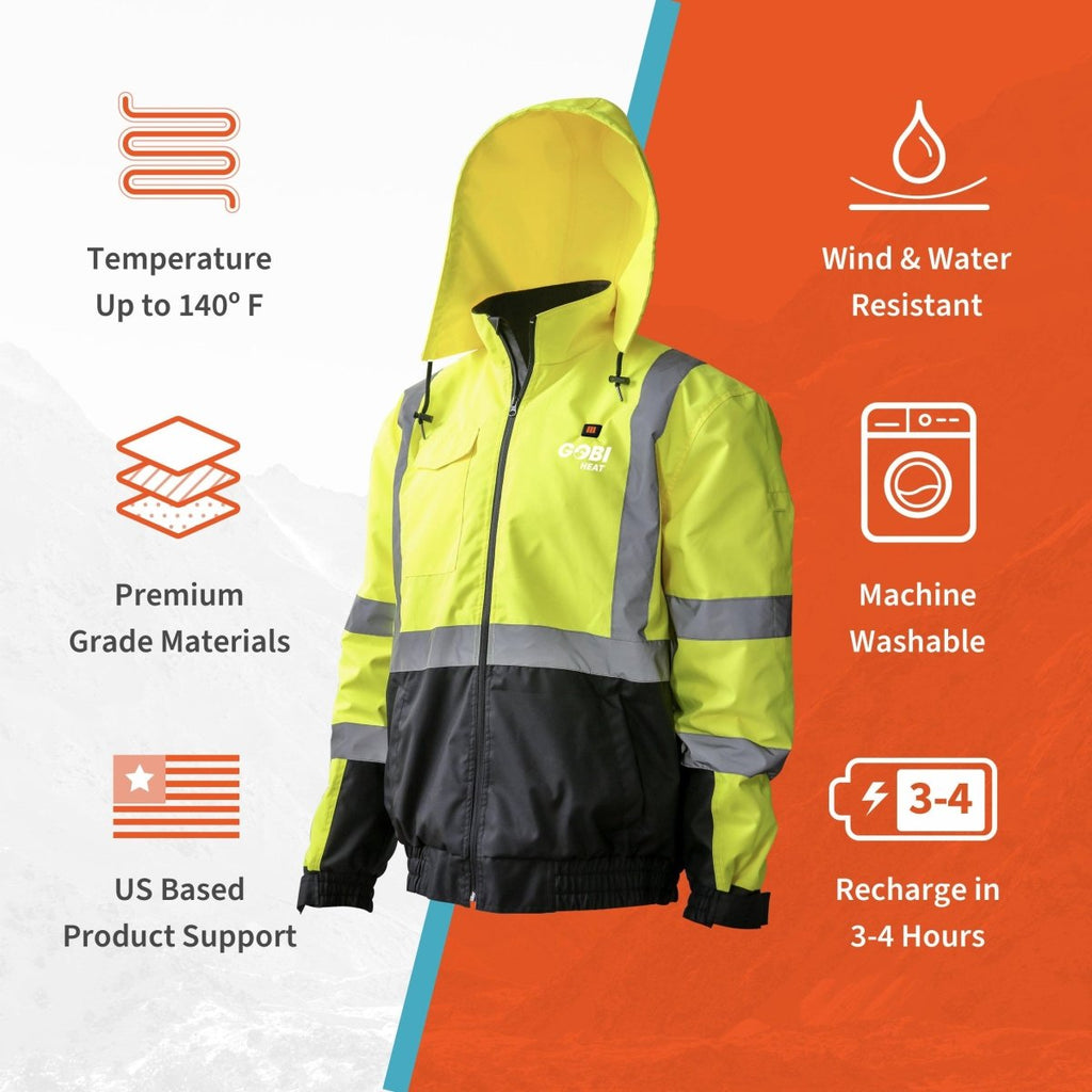 Flash Heated Hi Vis Jacket (Final Sale)