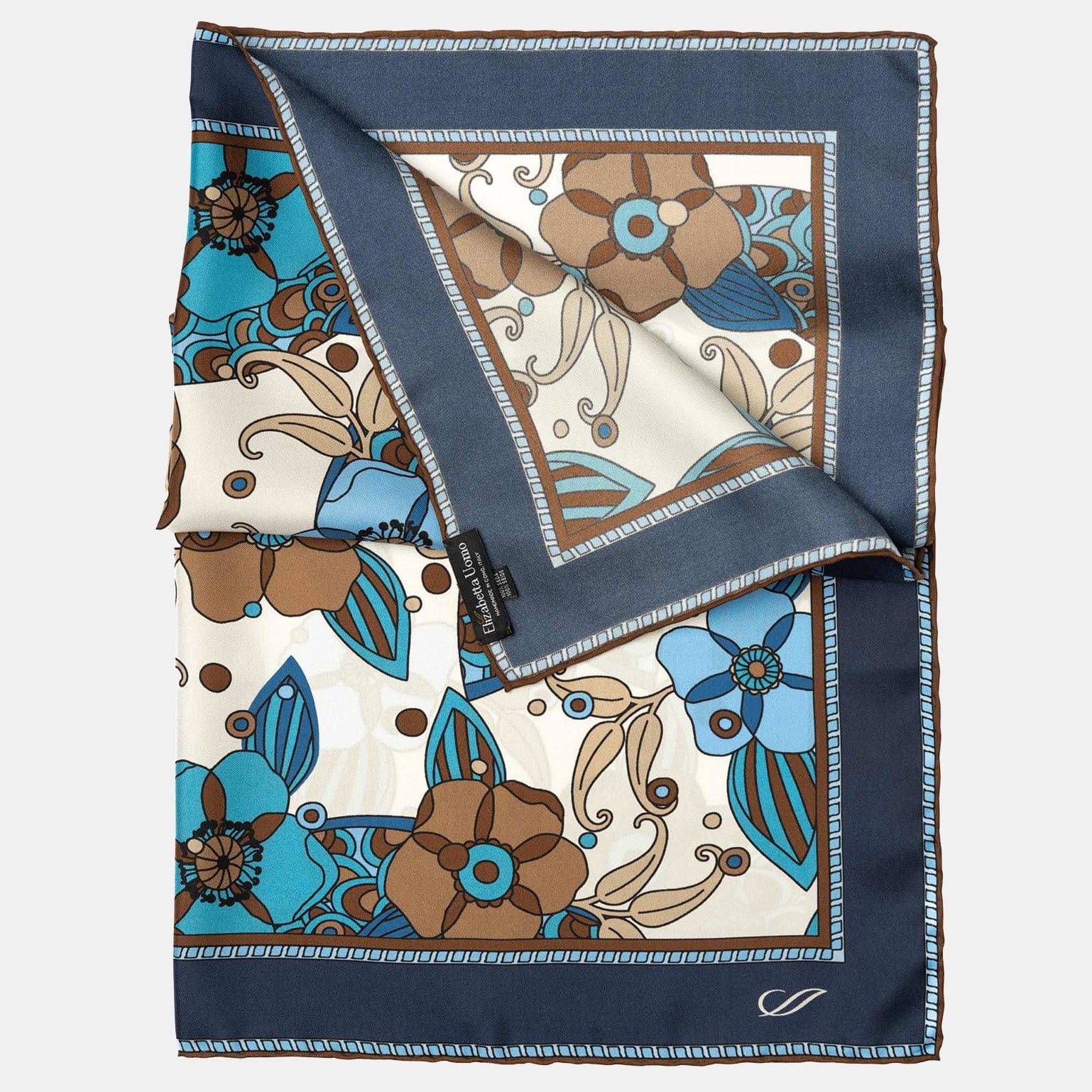 Lombardi - Silk Neckerchief - Blue
