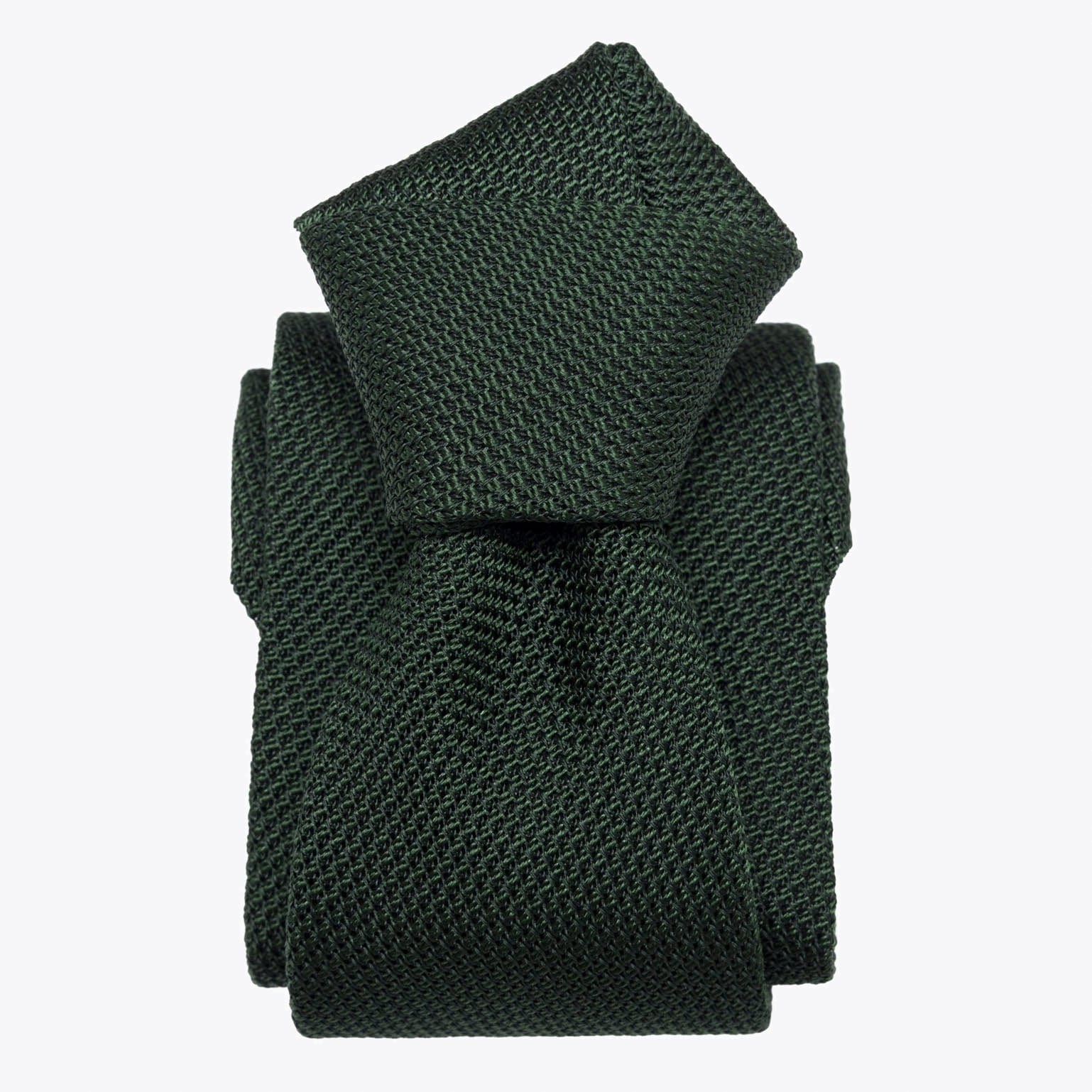 Foresta - Green Silk Grenadine Tie - My Men's Shop