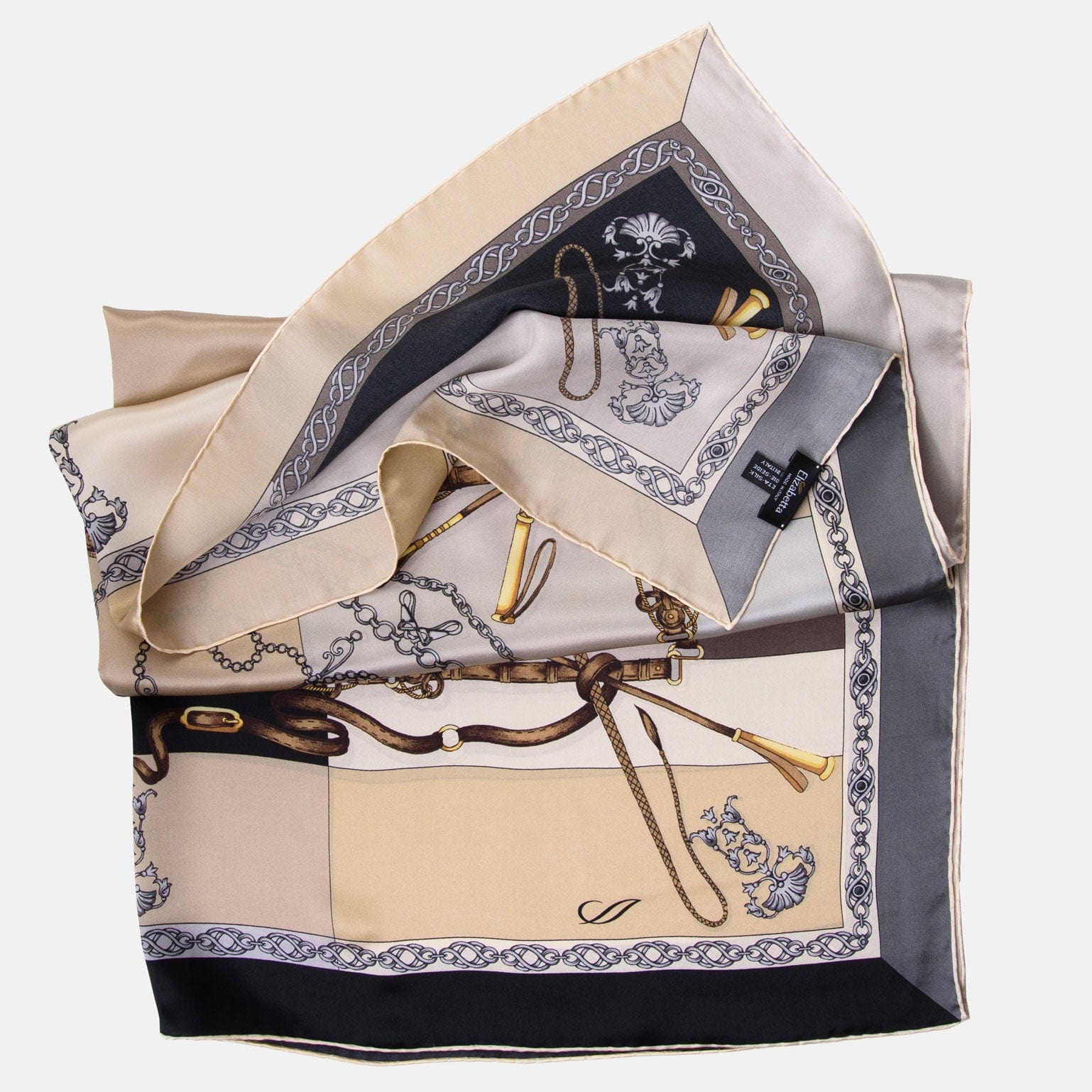 Gabriella - Silk Foulard - Hazelnut - My Men's Shop
