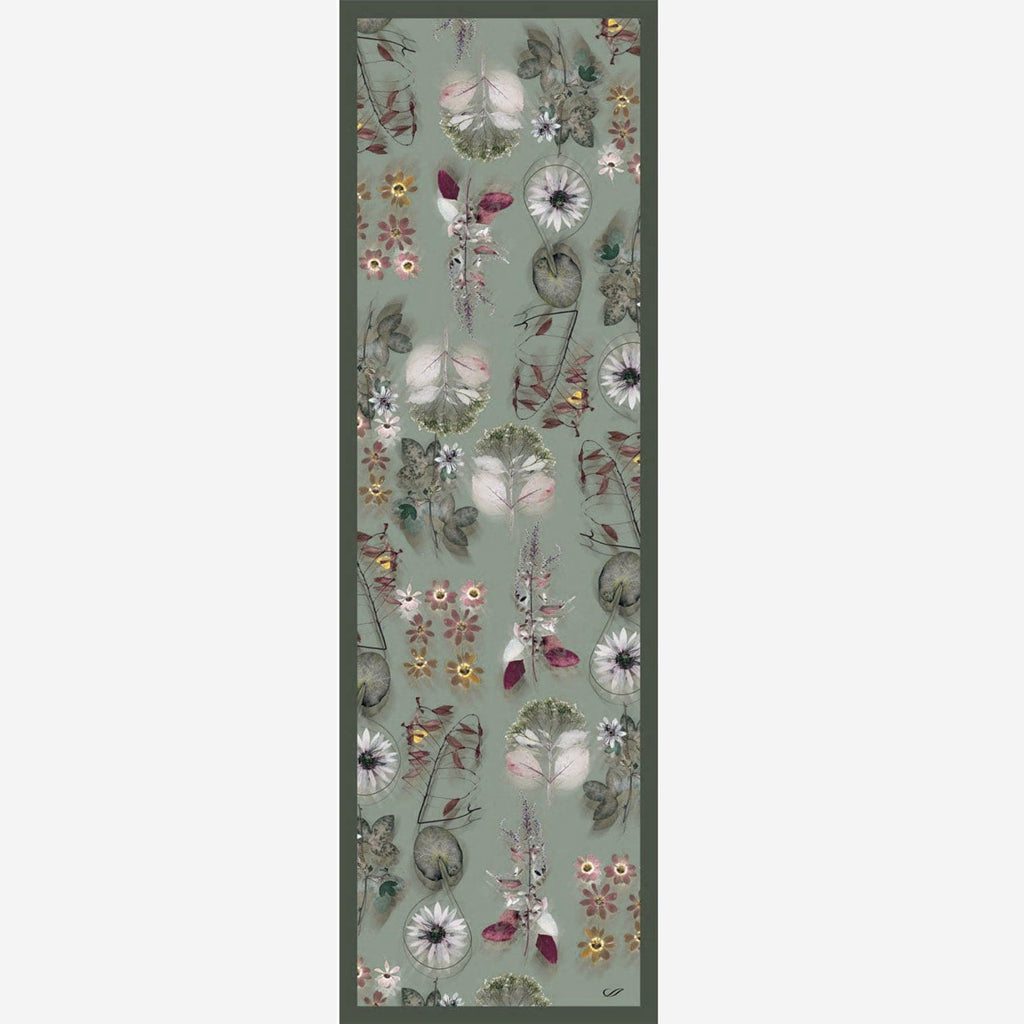 Botanica - Long Silk Scarf - Green - My Men's Shop