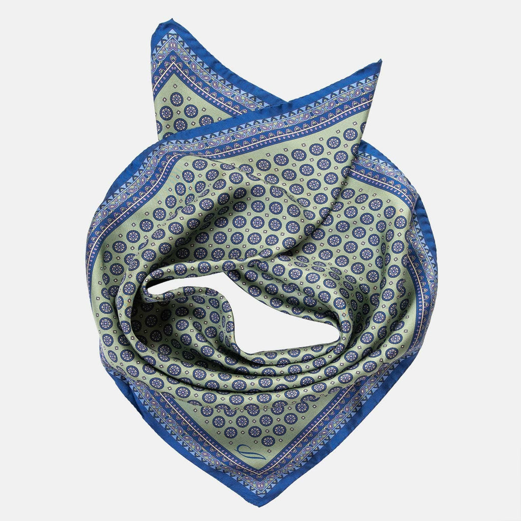 Toscana - Silk Neckerchief - Pistachio - My Men's Shop