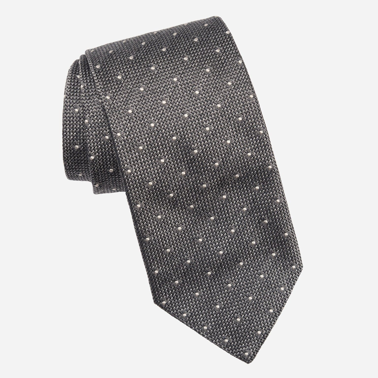Mattei - Silk Grenadine Tie - Grey - My Men's Shop