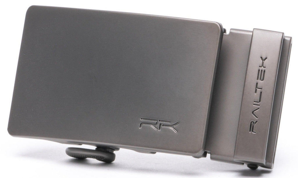 Gunmetal Railtek™ Belt Buckle - My Men's Shop