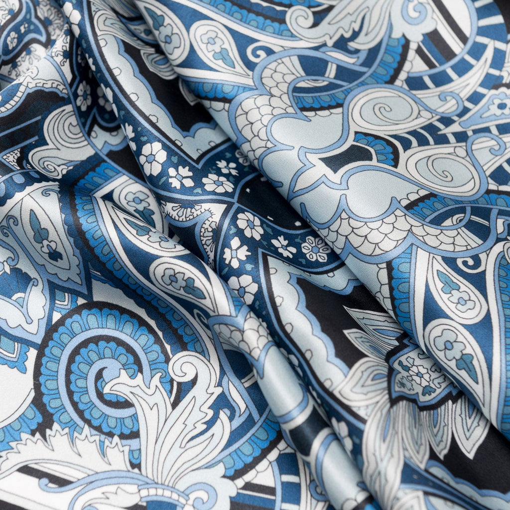 Malta - Silk Foulard - Royal Blue - My Men's Shop