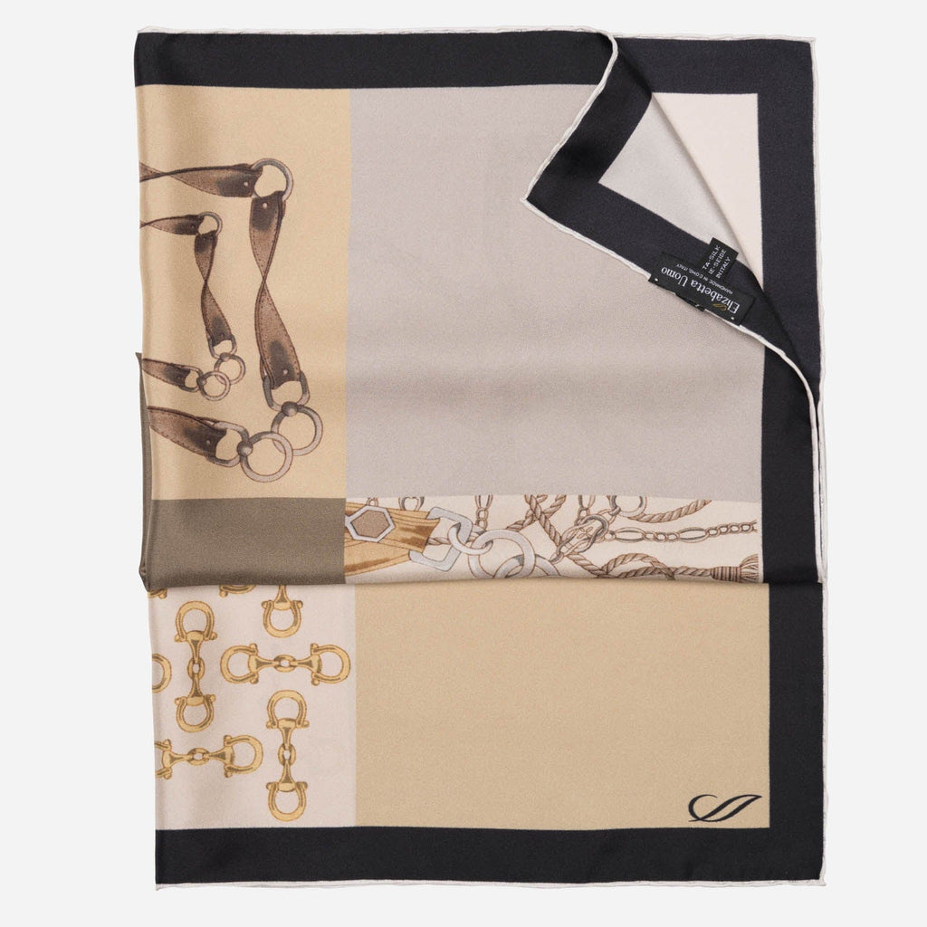 San Siro - Silk Neckerchief - Tan