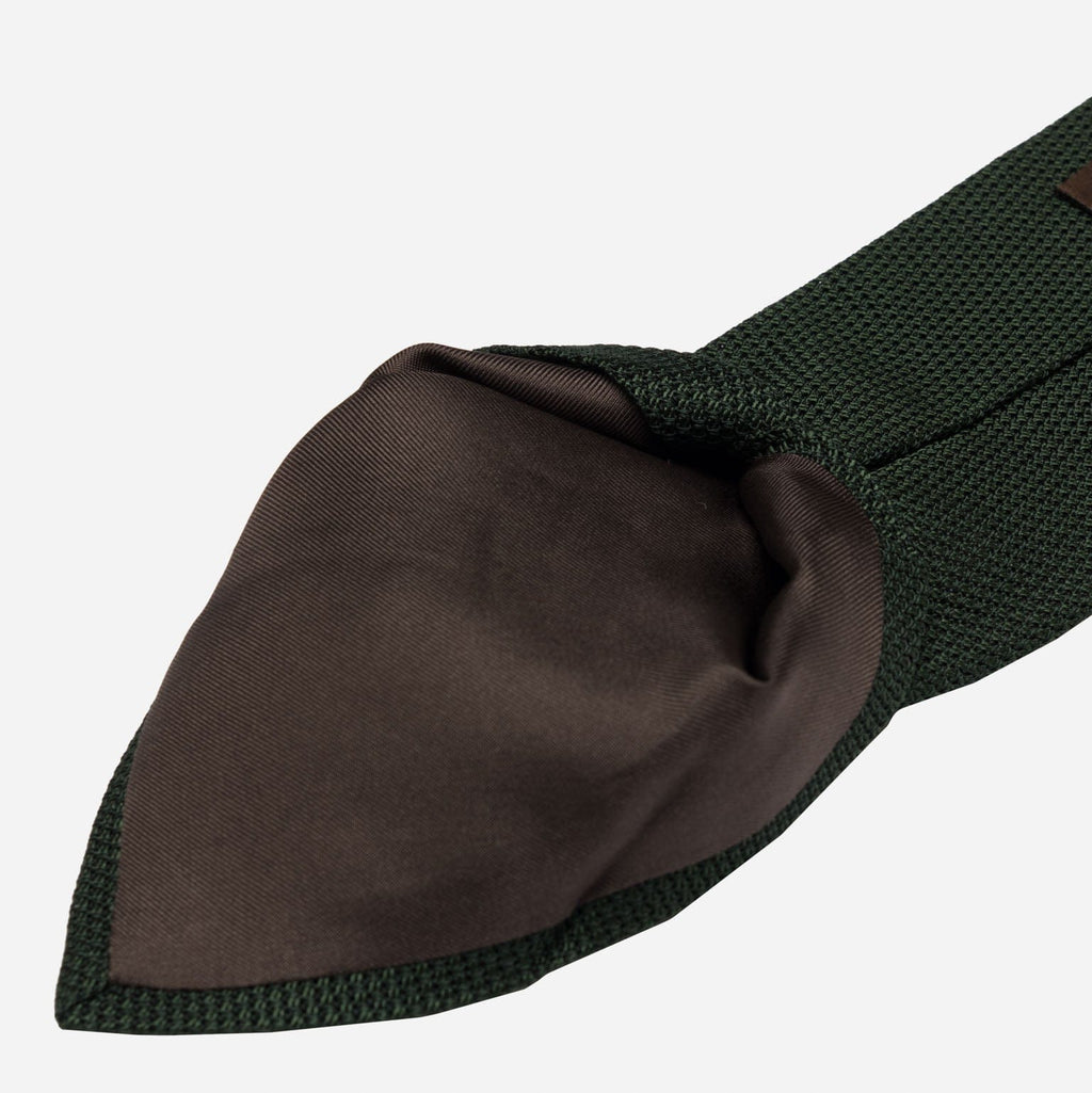Foresta - Green Silk Grenadine Tie - My Men's Shop