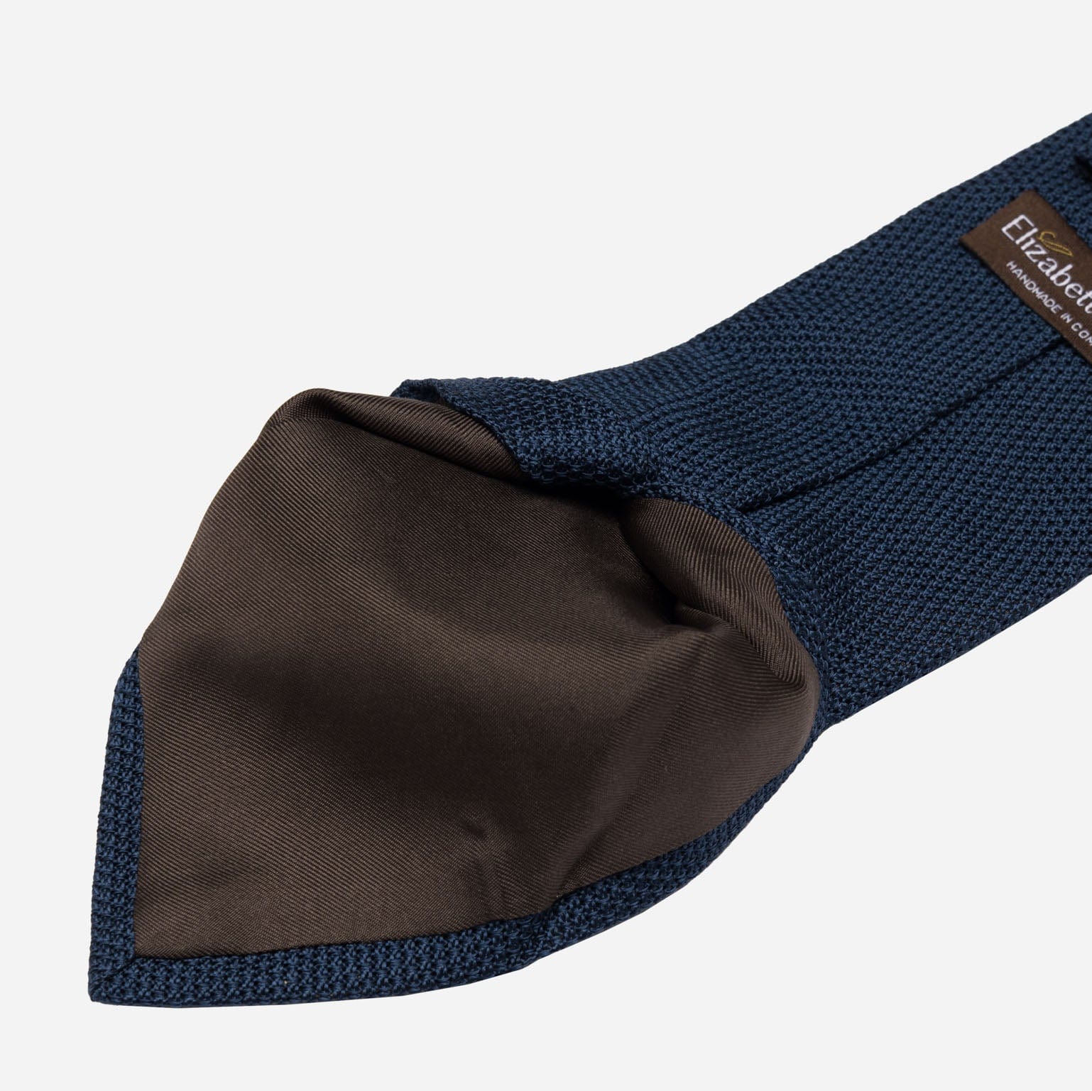 Marino - Navy Blue Silk Grenadine Tie - My Men's Shop