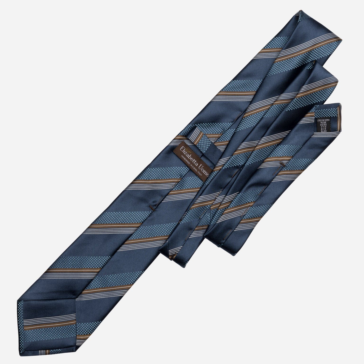 Corso - Silk Jacquard Tie - Petrol Blue