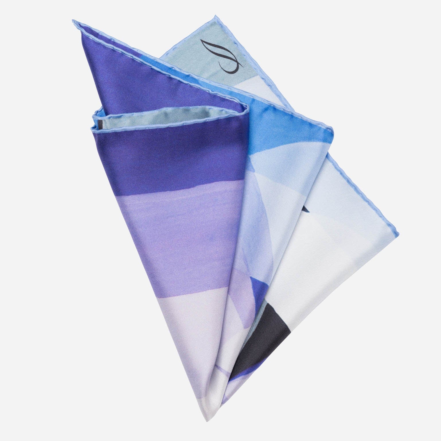 Harmony - Silk Pocket Square - Blue - My Men's Shop