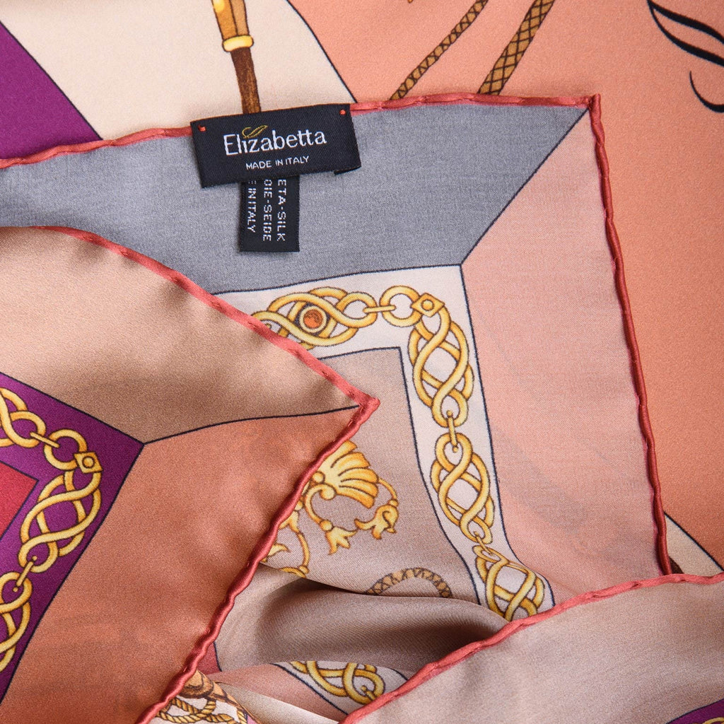 Gabriella - Silk Foulard - Rosewood - My Men's Shop