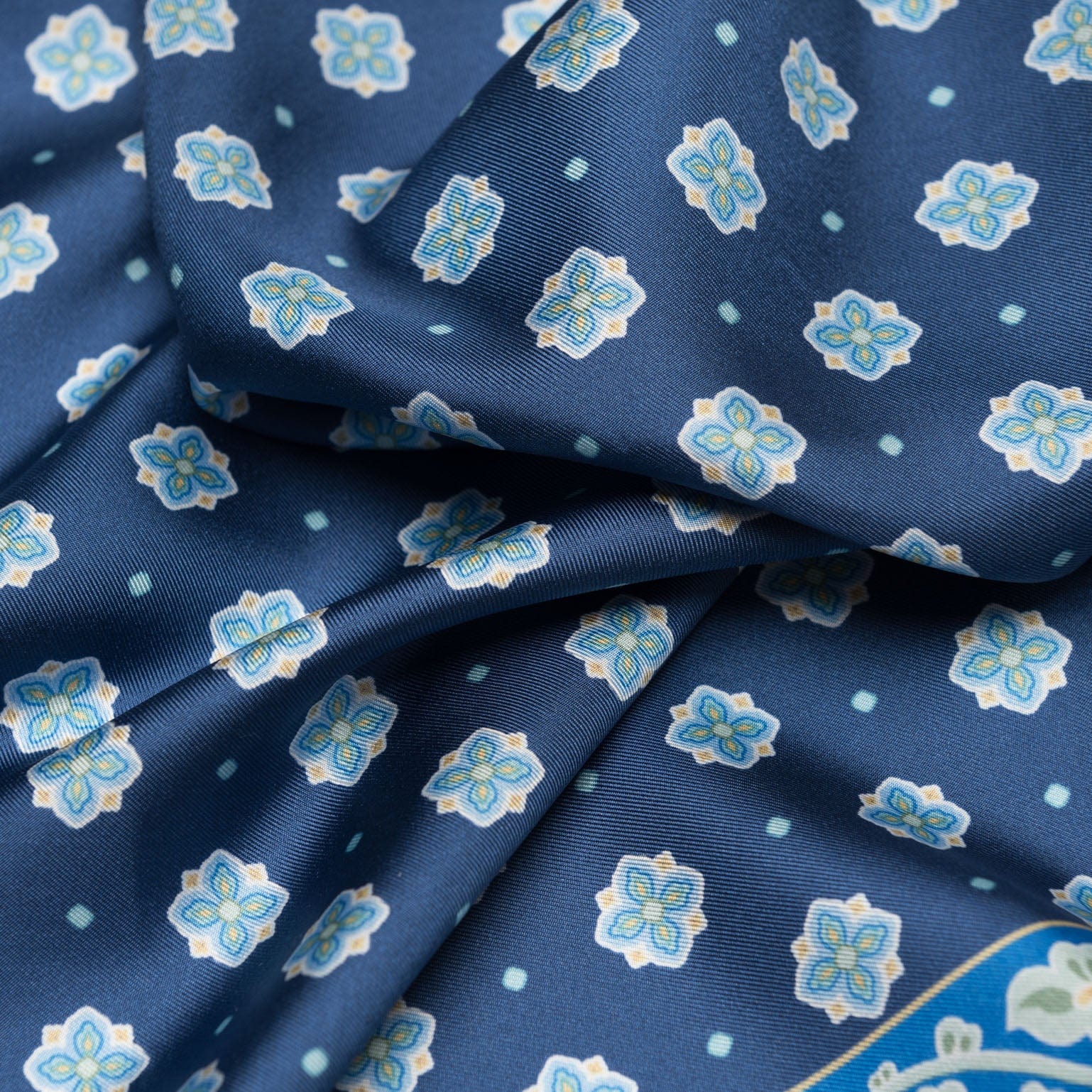 Ducati - Silk Neckerchief - Marine Blue - My Men's Shop