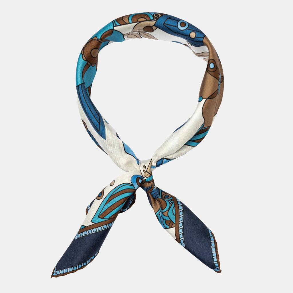 Lombardi - Silk Neckerchief - Blue - My Men's Shop