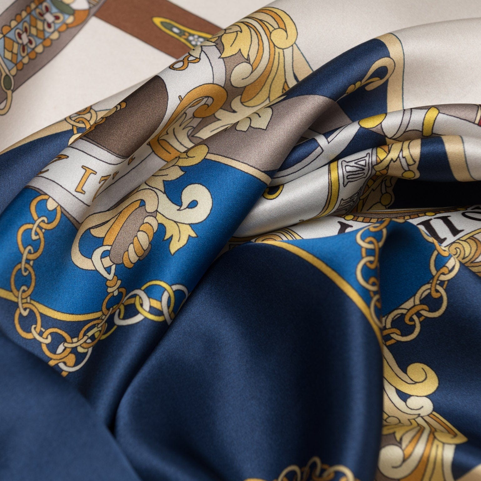Moment in Time - Silk Foulard - Blue - My Men's Shop