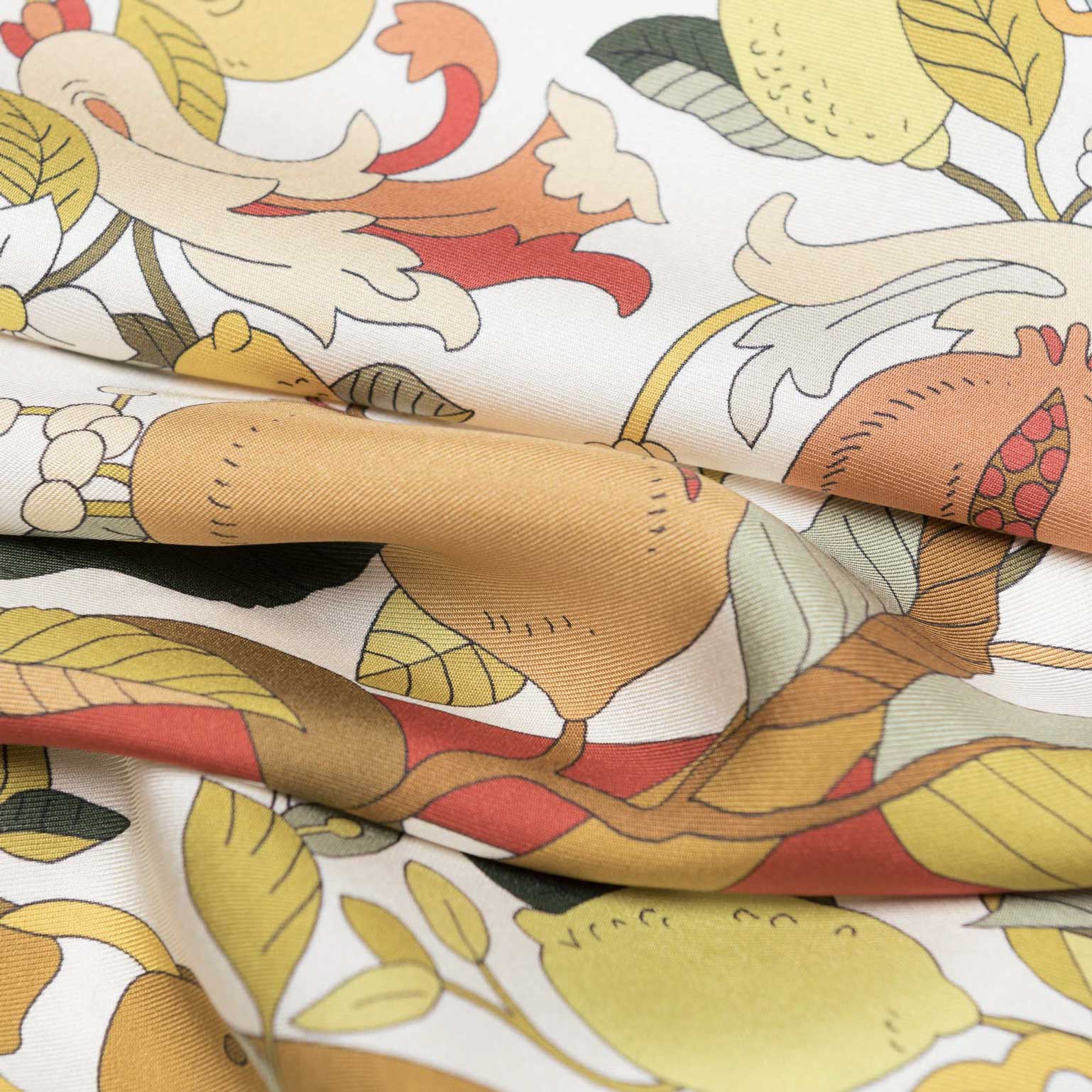 Anthea - Silk Foulard - Ivory - My Men's Shop