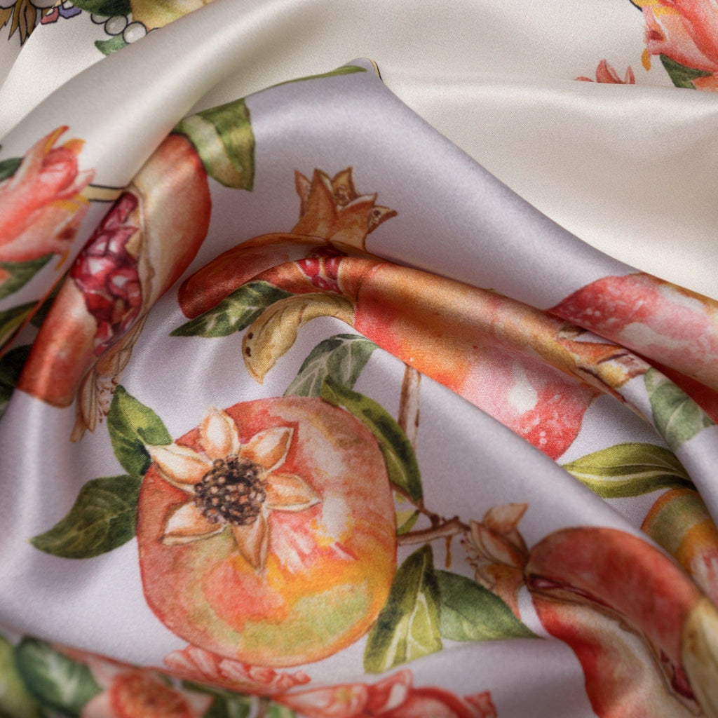 Melograno - Silk Foulard - Lavender - My Men's Shop