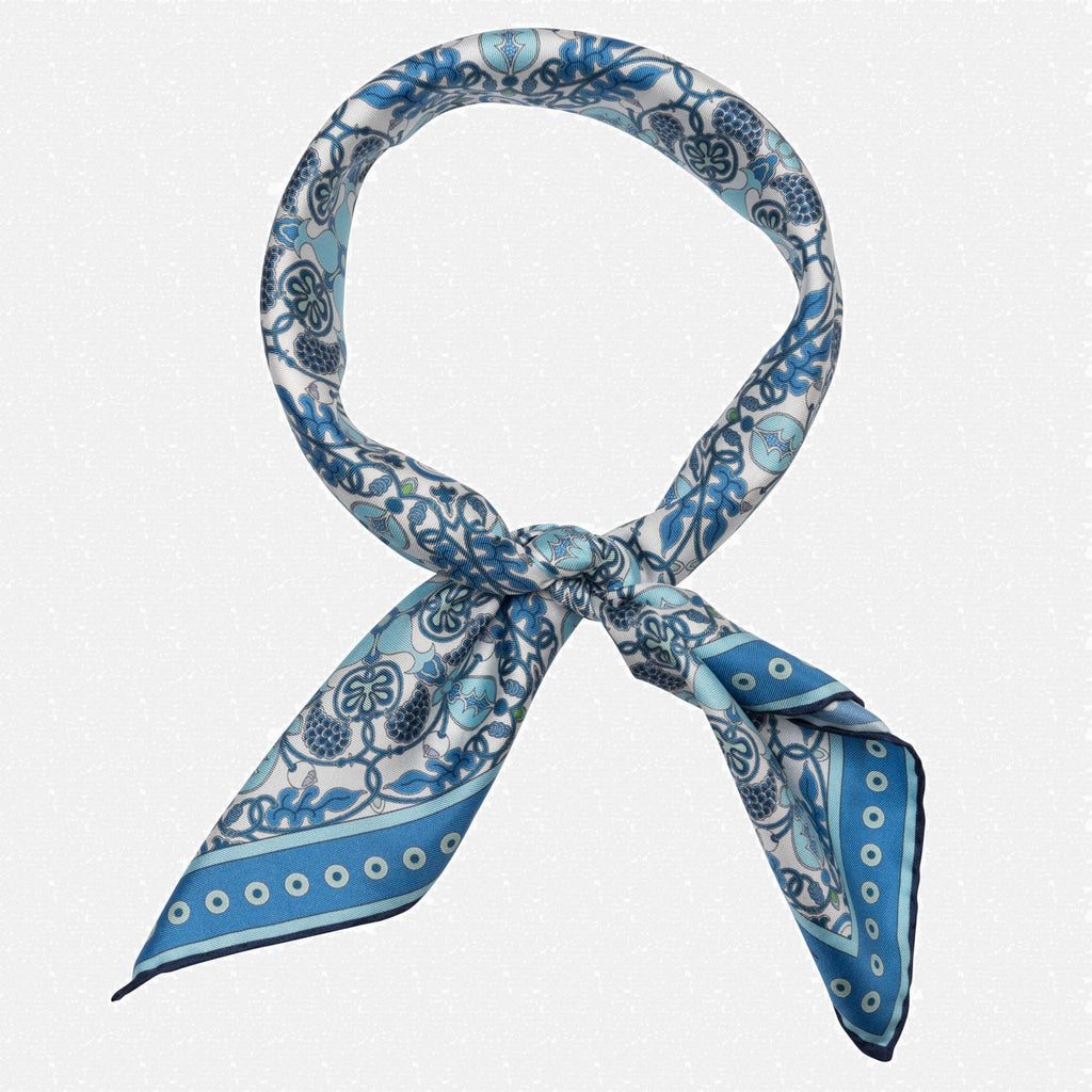 Barbaresco - Silk Neckerchief - Blue
