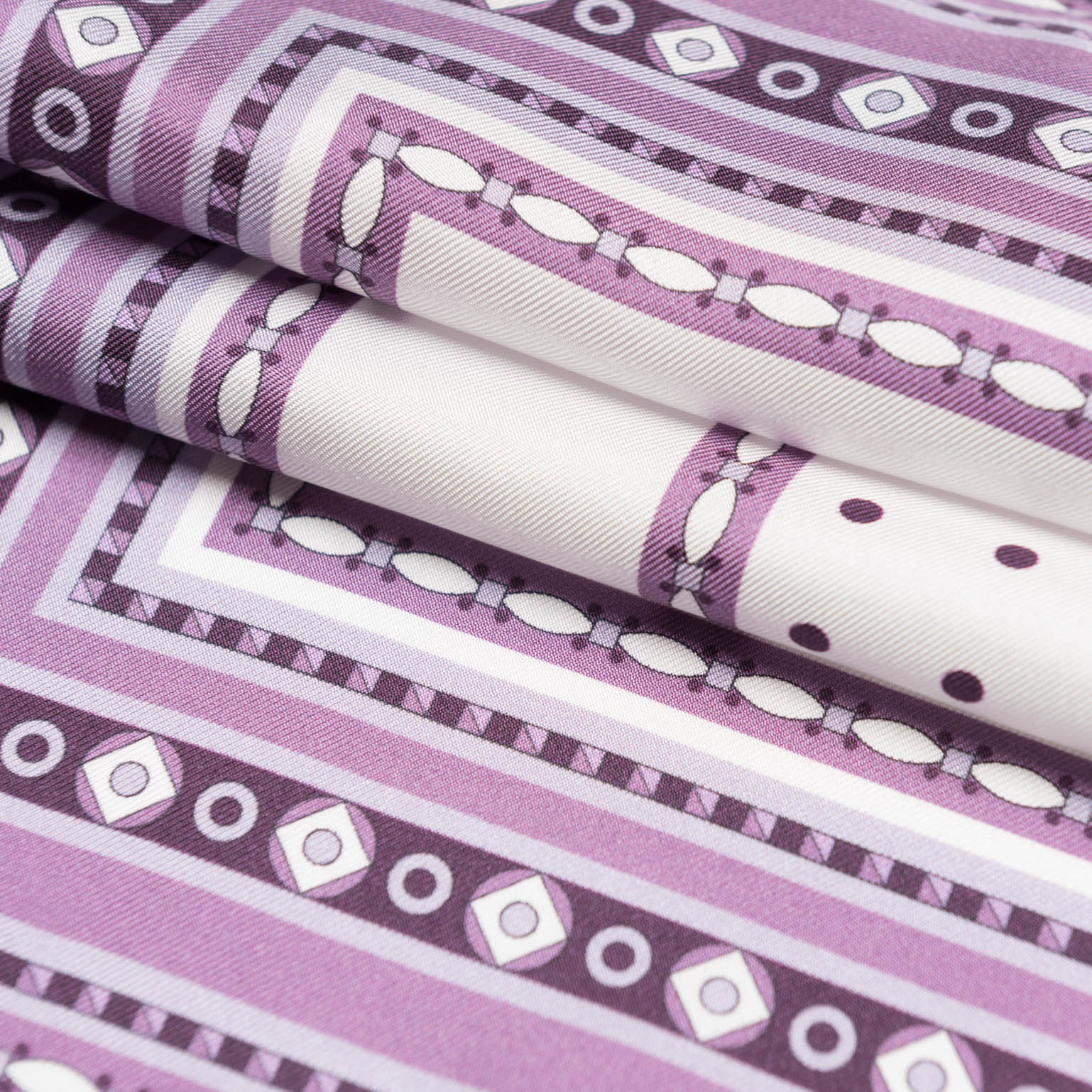 Pois - Silk Pocket Square - Lilac - My Men's Shop
