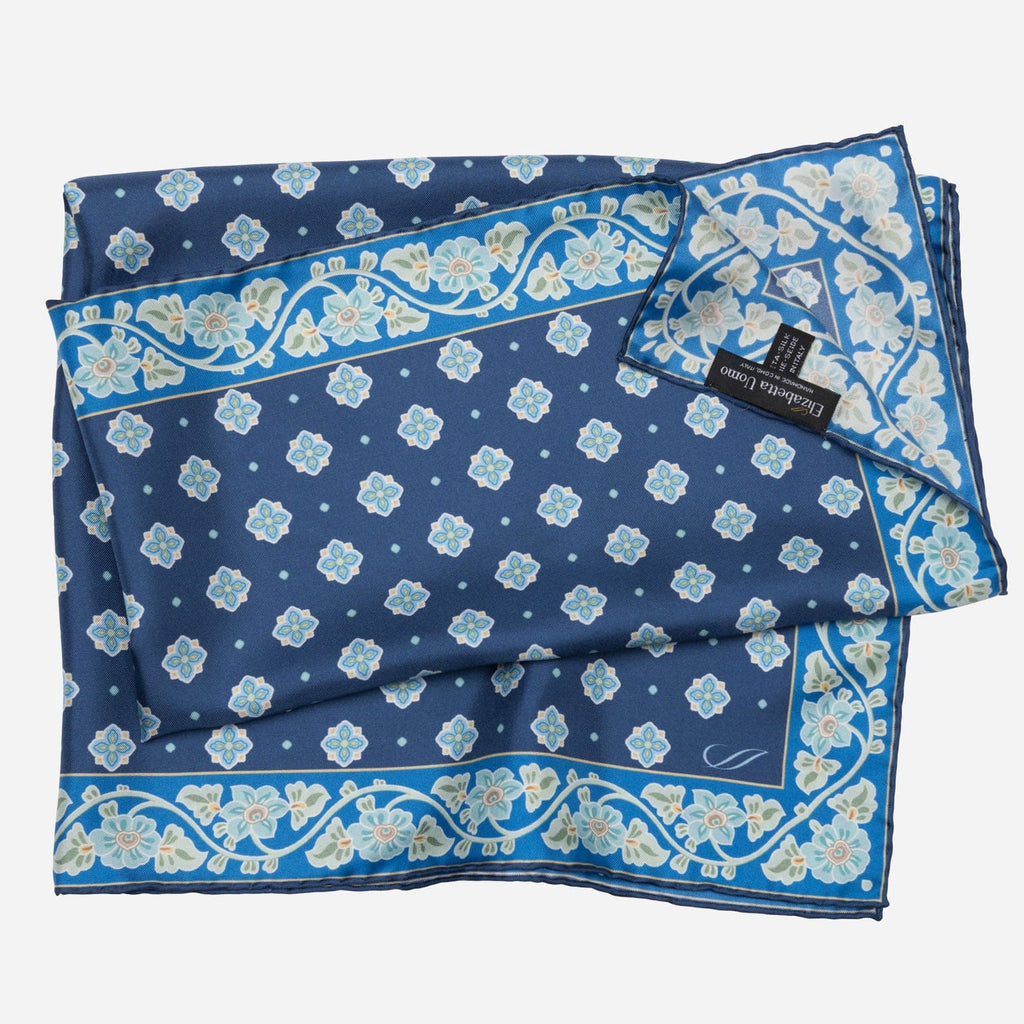 Ducati - Silk Neckerchief - Marine Blue - My Men's Shop