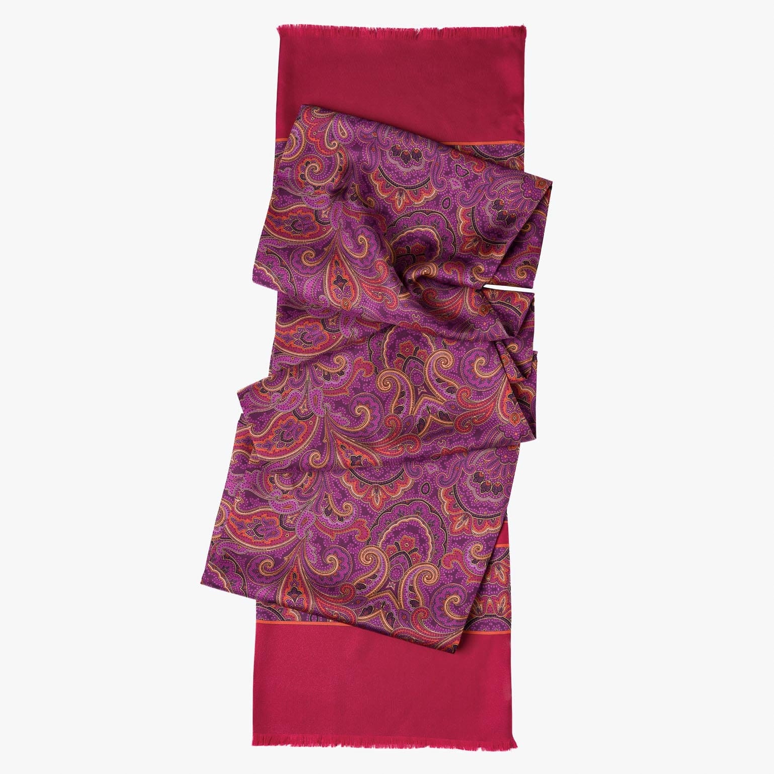 Ferrara - Silk Scarf - Magenta - My Men's Shop