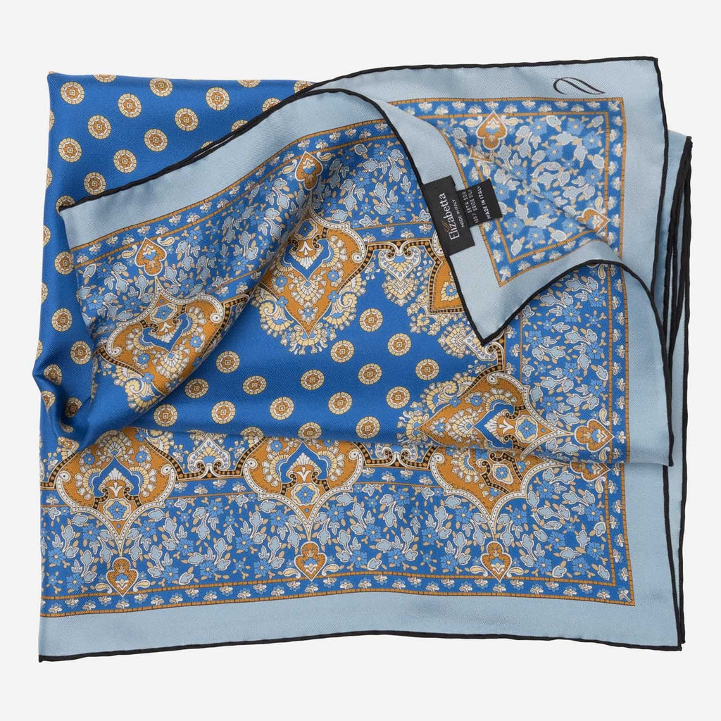 Filippo - Silk Neckerchief - Azure