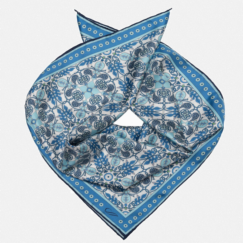 Barbaresco - Silk Neckerchief - Blue