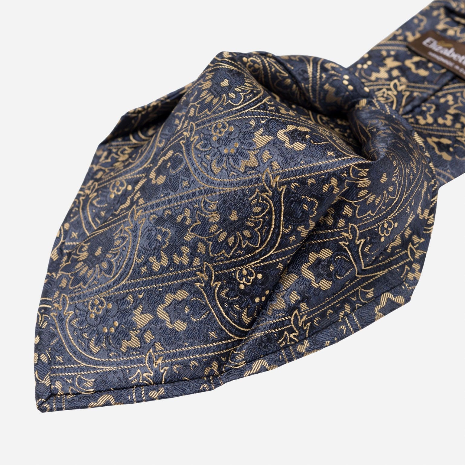 Caruso - Silk Jacquard Tie - Midnight Blue - My Men's Shop