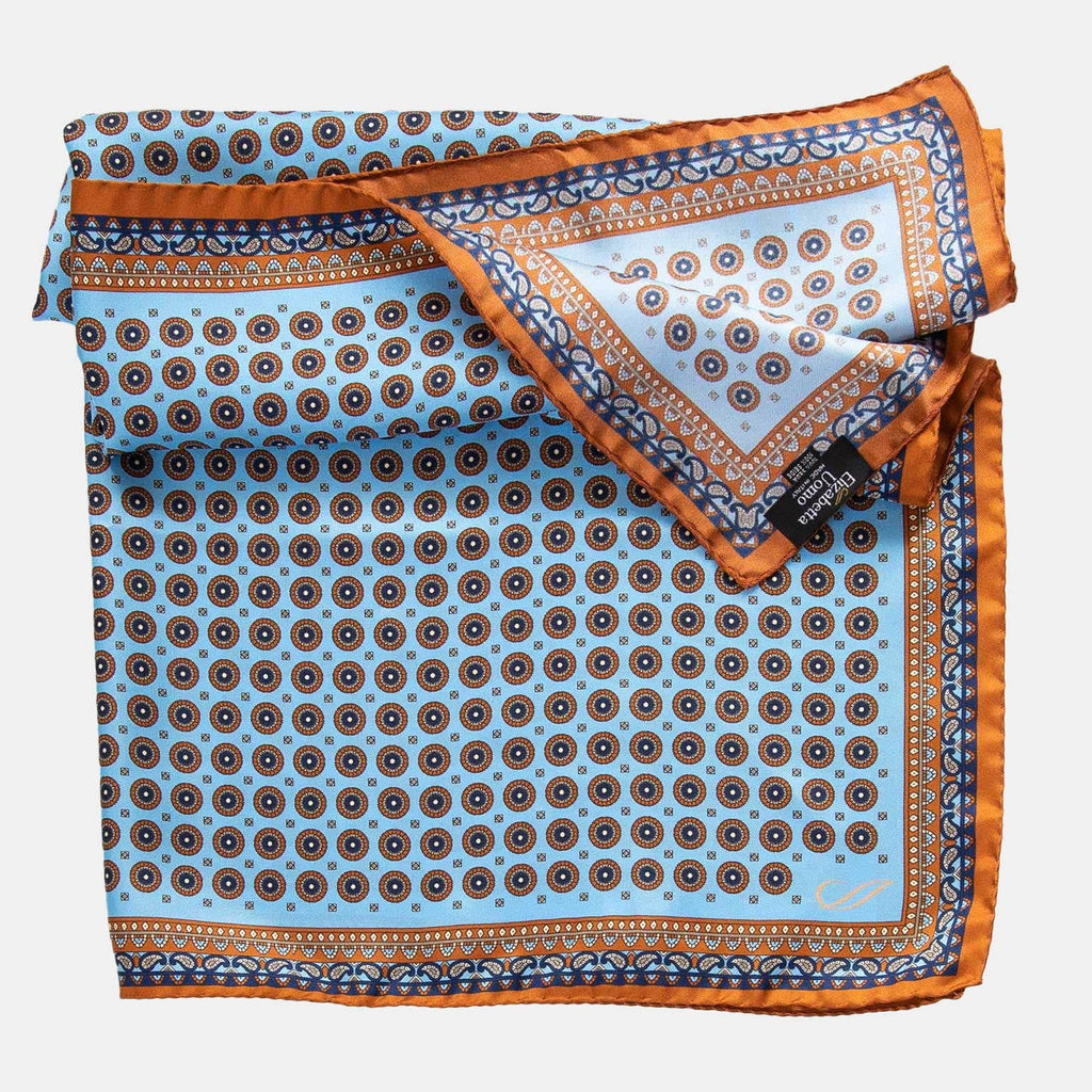 Toscana - Silk Neckerchief - Sky Blue