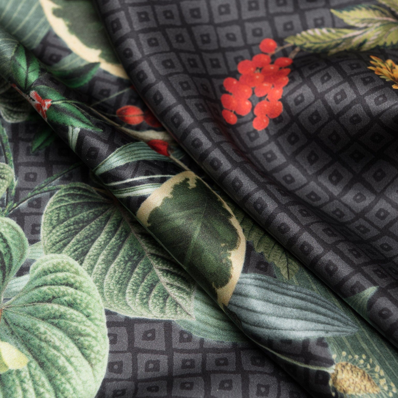 Sara - Long Silk Scarf - Black - My Men's Shop