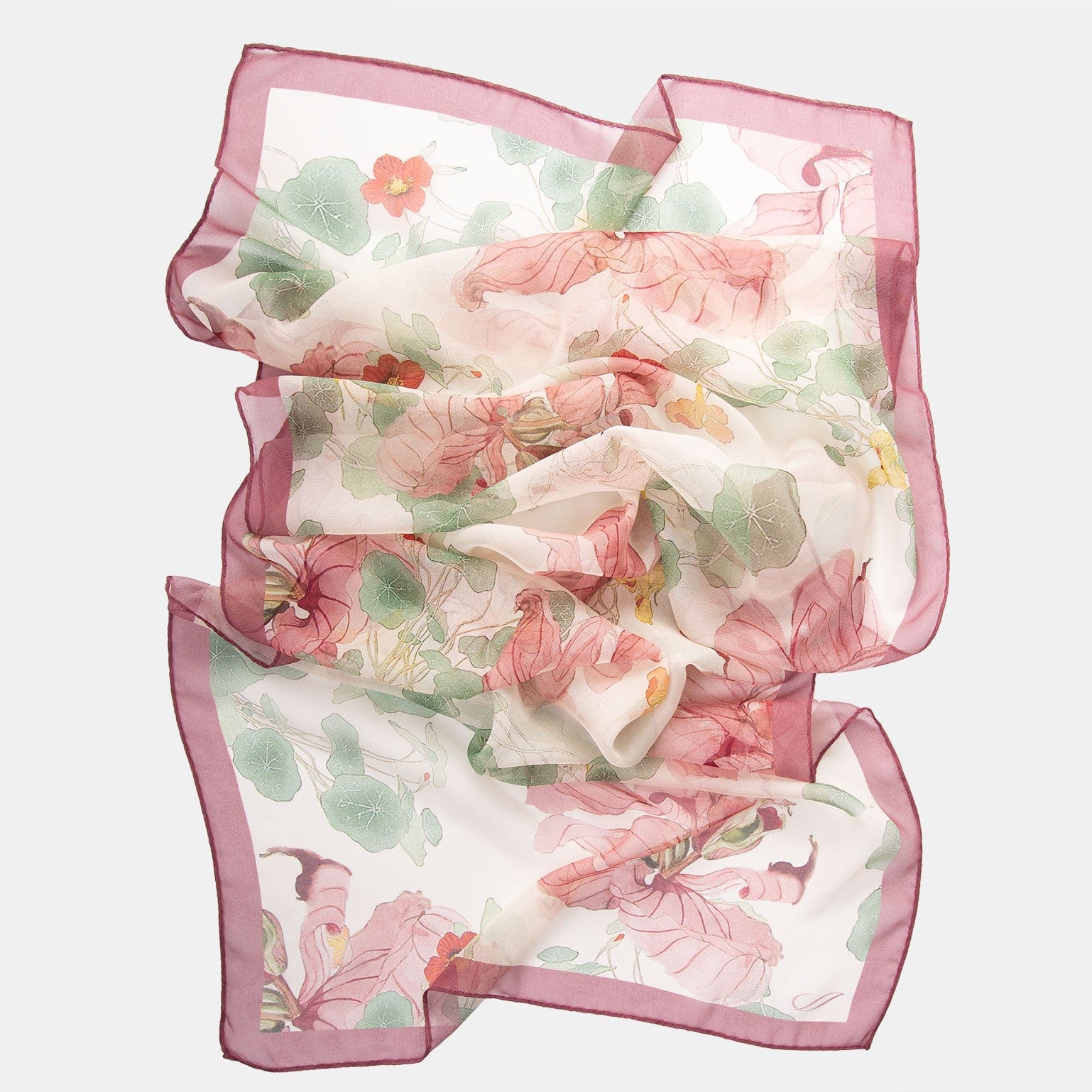 Monique - Long Silk Scarf - Antique Rose - My Men's Shop