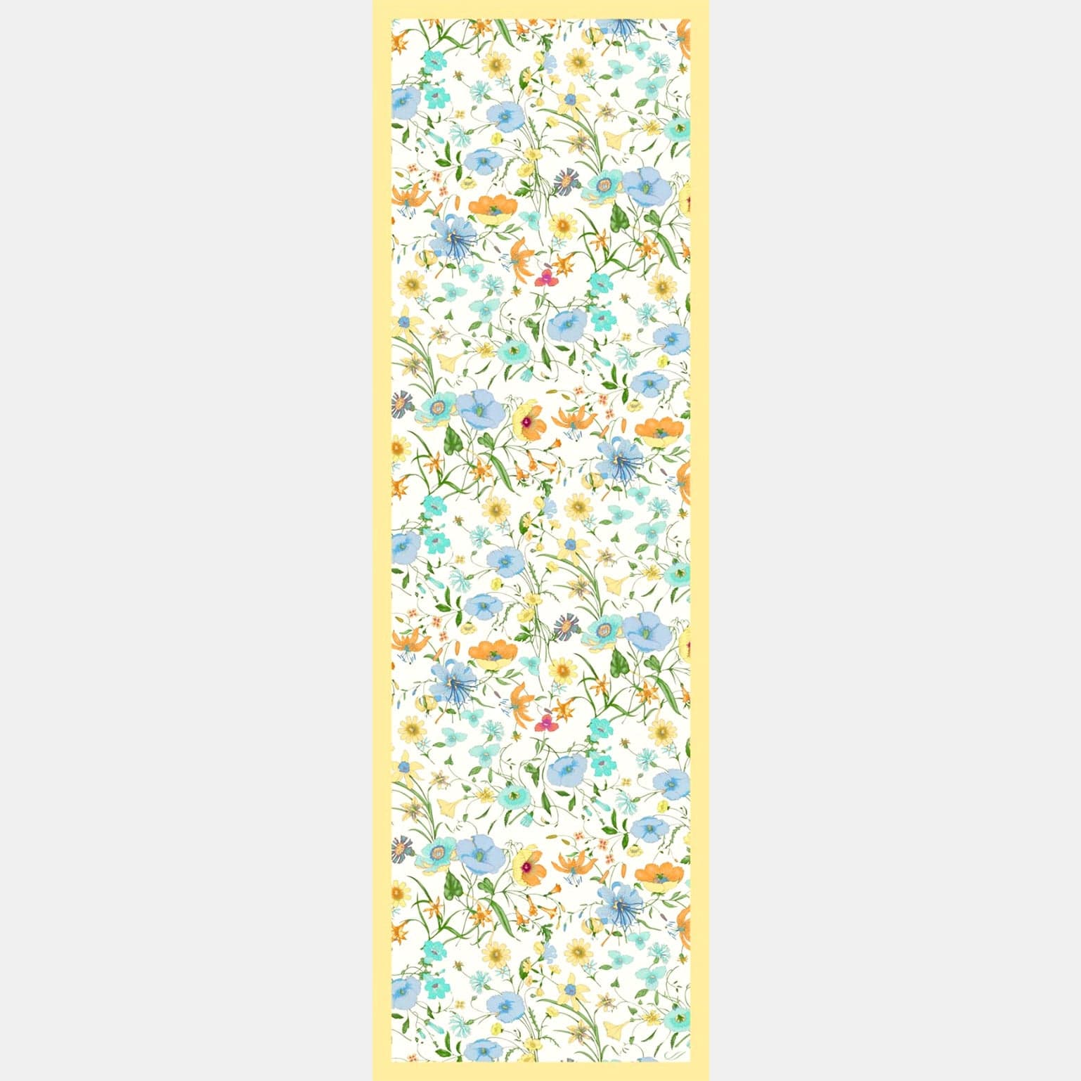 Primavera - Long Silk Scarf - Yellow - My Men's Shop