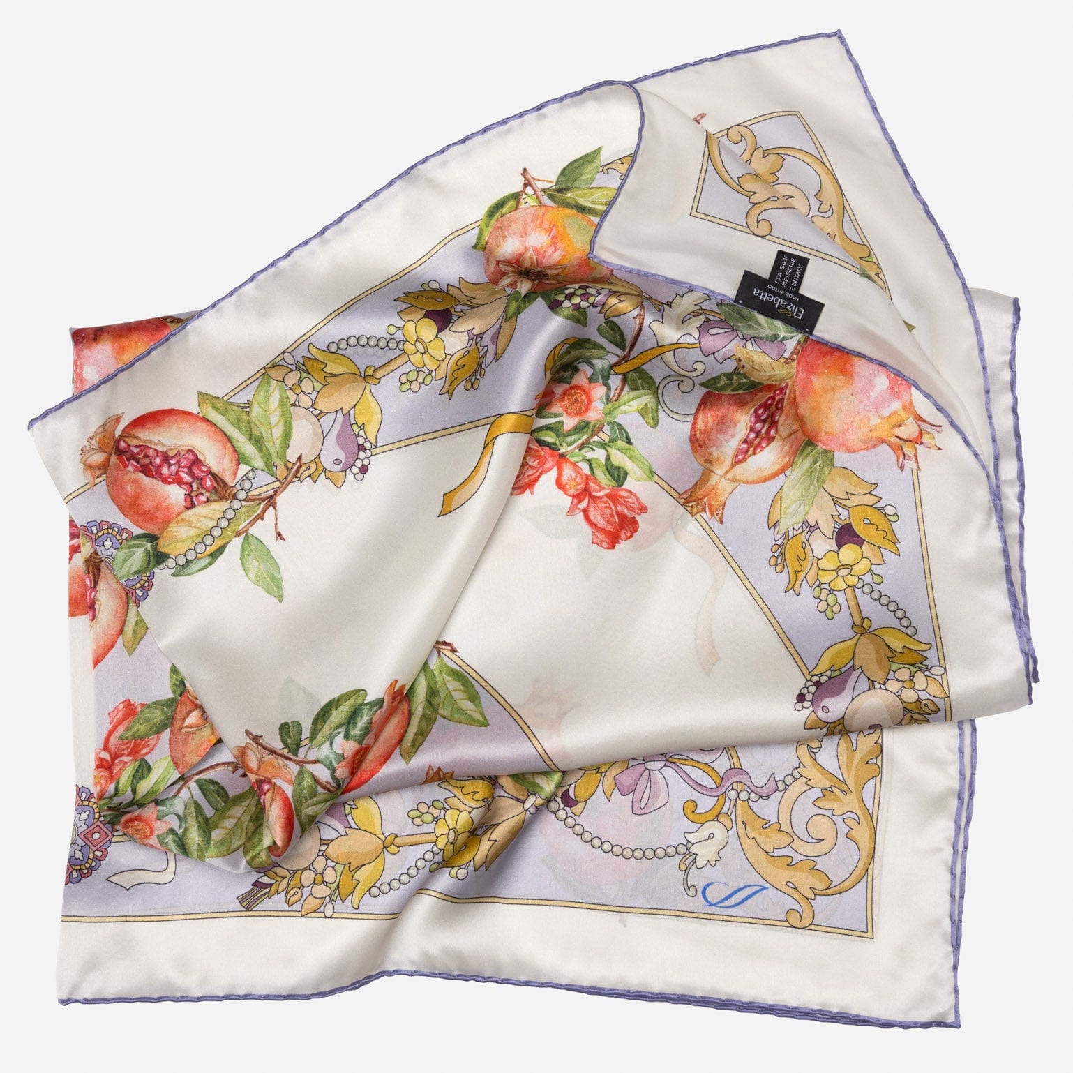 Melograno - Silk Foulard - Lavender - My Men's Shop