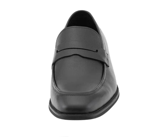 ASHER GREEN LEATHER PENNY LOAFER AG1295 - My Men's Shop