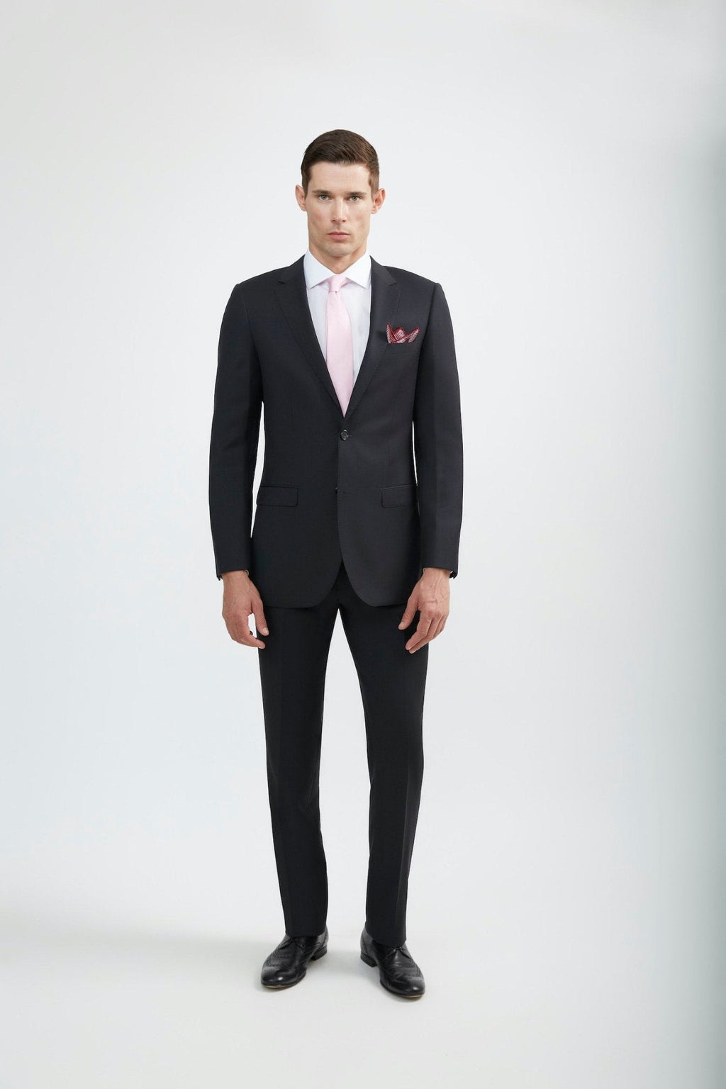 Luxurious 100% Super Fine Italian Wool Charcoal Grey Suit - My Men's Shop