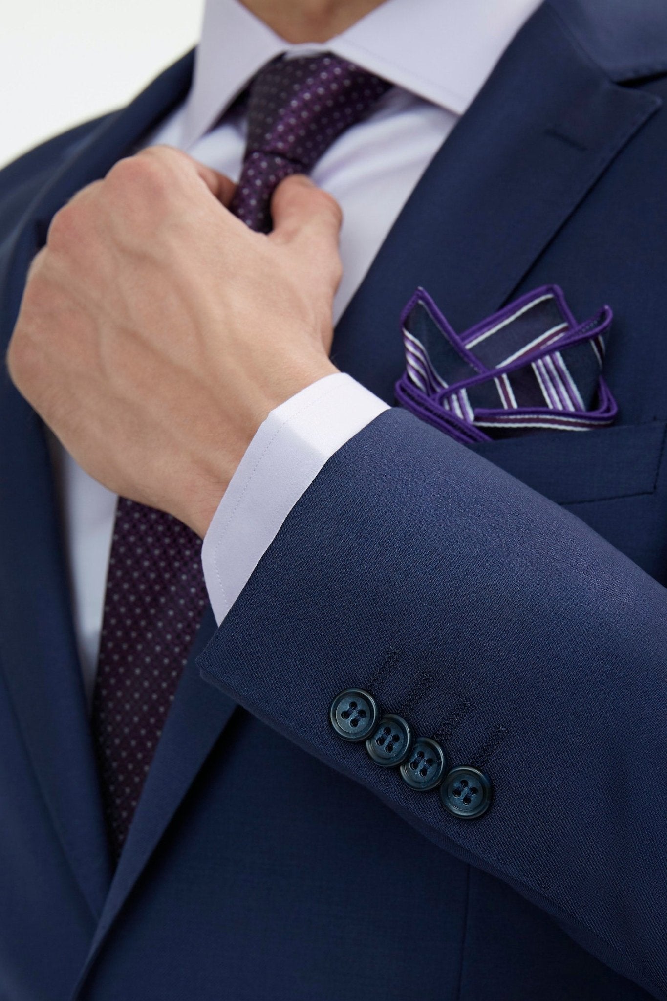 Luxurious 100% Super Fine Wool Italian Cut Beautiful Blue Suit for Men - My Men's Shop