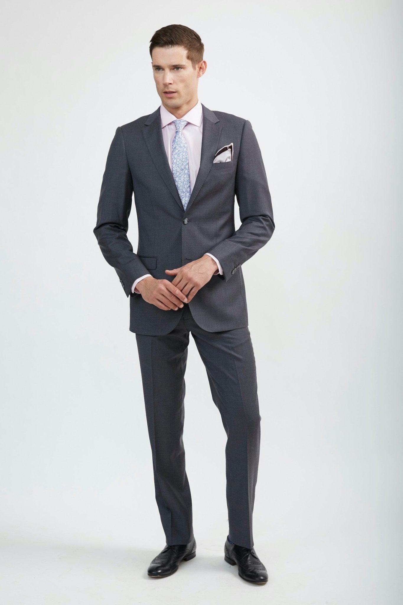 Luxurious Medium Grey Suit For Men - My Men's Shop